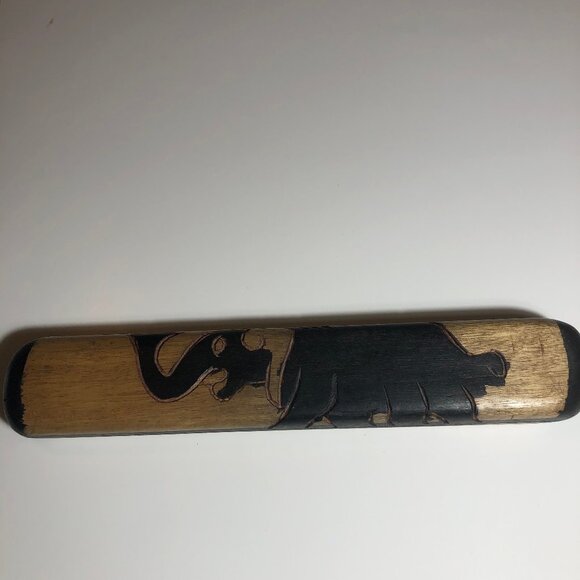 Mancala in Handcrafted Elephant Box – Vintage Wooden Game, Intricate Design - Picture 7 of 13